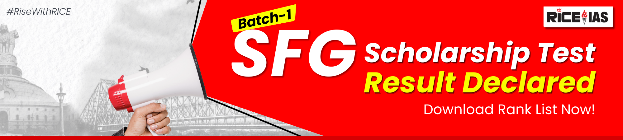 SFG Prelims Result (Website banner)