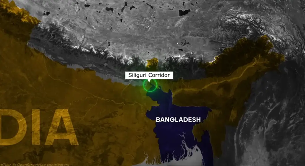 Context: India has reinforced its eastern frontier by establishing three new Army garrisons amid evolving regional geopolitics, including the regime change in Bangladesh and China’s expanding presence near the Siliguri Corridor—India’s strategic lifeline to the Northeast. Establishment of Three New Garrison Locations: • Lachit Borphukan Military Station – Dhubri (Assam) • Forward bases – Kishanganj (Bihar) & Chopra (West Bengal) • All positioned close to the India–Bangladesh border to enhance surveillance and rapid mobilisation capability. The Siliguri Corridor : The Siliguri Corridor is a strategically critical strip of land in West Bengal, spanning approximately 22 km at its narrowest point. It serves as the sole land link connecting mainland India to the eight Northeastern states. Geographical Context • Location: Northern West Bengal. • Borders: Flanked by Nepal (West), Bhutan (North), and Bangladesh (South). • Connectivity: Bridges the North-Eastern Region (NER) with the rest of India. Significance • Strategic & Military: Essential for maintaining territorial integrity and serving as a logistics supply line for the Indian Army to forward bases in Sikkim and Arunachal Pradesh. Its proximity to China’s Chumbi Valley makes it geostrategically sensitive. • Economic: Acts as the primary trade gateway for the NER and facilitates transit to Nepal and Bhutan. It is central to India's Act East Policy. Key Challenges • Vulnerability: Its narrow width makes it susceptible to isolation during military conflicts or natural disasters (earthquakes, floods). • Security: The region faces threats from cross-border smuggling, illegal migration, and potential insurgency. • Infrastructure: Existing logistical gaps hinder efficient transport and rapid military mobilization. Government Initiatives • Infrastructure Development: Strengthening road and rail networks through Bharatmala Pariyojana and the Golden Quadrilateral. • Connectivity Upgrades: Modernization of Bagdogra Airport and expansion of Northeast Frontier Railways. • Border Management: Establishment of Integrated Check Posts (ICPs) to streamline trade and enhance security along the Nepal and Bangladesh borders.