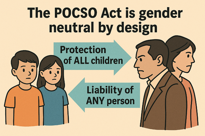 The POCSO Act is gender neutral by design